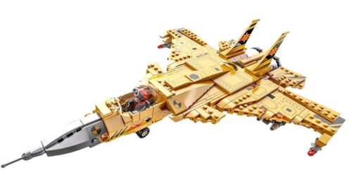 Bộ đồ chơi Máy bay chiến đấu J-15 CAYI 2266, mô hình máy bay quân sự J-15 chi tiết cao, phù hợp bé trai 6+ tuổi, giá tốt.