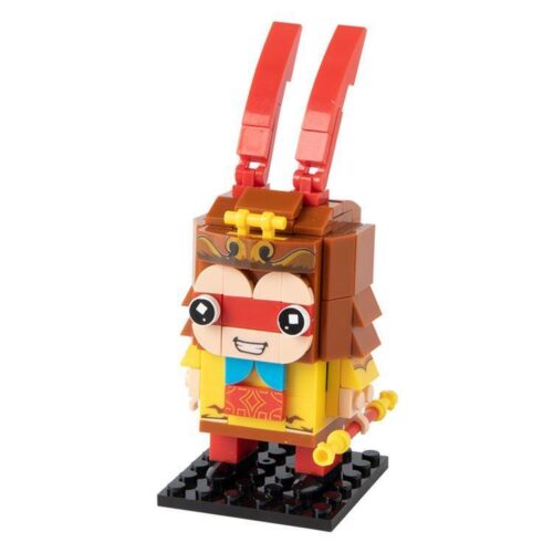 Mô hình lắp ghép Tôn Ngộ Không CAYI 2502A phong cách BrickHeadz cho bé trai 6 tuổi, giá rẻ.