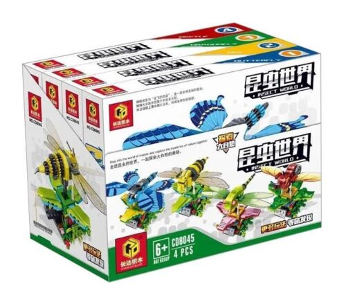 Hộp sản phẩm bộ lắp ráp côn trùng Changda Blocks CD8045, đồ chơi mô hình thế giới côn trùng cho bé 6 tuổi, giá tốt.