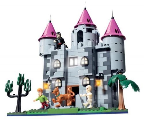 Bộ lắp ráp Lâu đài Bá tước Dracula Scooby-Doo Character Building 04556 có đèn LED, phù hợp bé trai 6 tuổi, giá tốt.