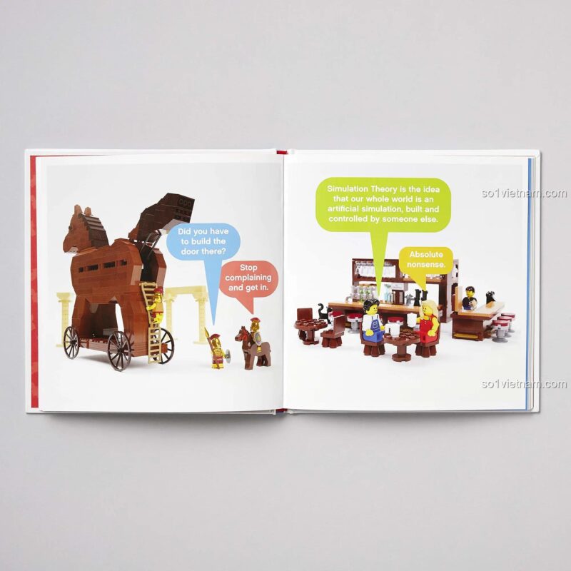 Sách Thế giới Minifigure LEGO® - Hài Hước Về LEGO®, 64 Trang Truyện Tranh, món quà tiết kiệm cho bé trai, bé gái 10 tuổi.
