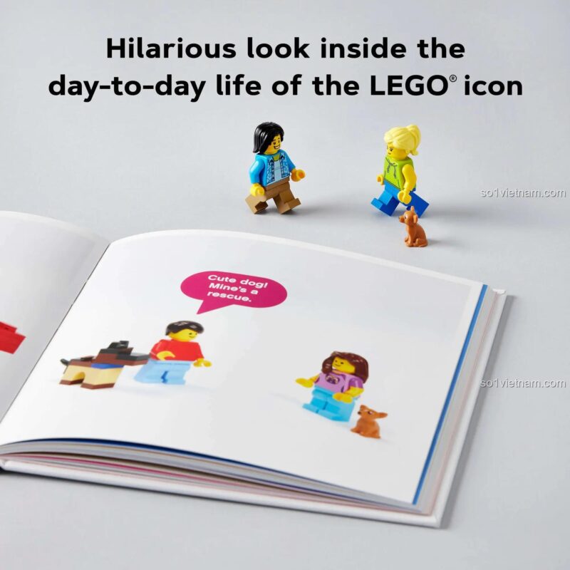 Bộ đồ chơi Minifigure LEGO® - Cuộc sống bí mật của Minifigure LEGO® được kể qua 64 Trang Truyện Tranh hài hước, phù hợp cho bé 10 tuổi.