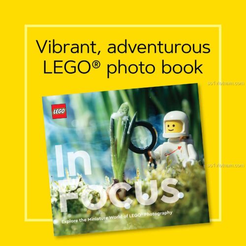 Sách ảnh LEGO Chronicle ISBN9781797217604 quảng cáo, sách ảnh LEGO, sách nhiếp ảnh LEGO đầy màu sắc, truyền cảm hứng sáng tạo, giá tốt