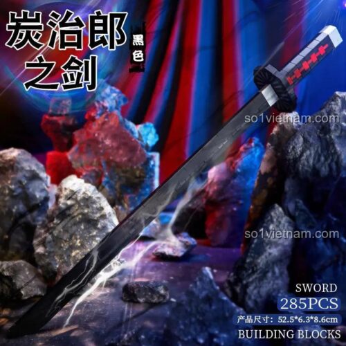 Mô hình Kiếm Tanjiro Chuangyipin 26803 sau khi lắp ráp