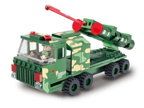 Bộ đồ chơi Xe Tên Lửa Phòng Không HQ-9 COGO 17001, Xe Tên Lửa Quân Sự, Tên Lửa Tầm Xa, 174 chi tiết, phù hợp cho bé trai 6 tuổi, giá tốt