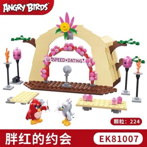 Bộ lắp ghép COGO 81007 Buổi hẹn hò của Red trong phim Angry Birds 2, đồ chơi xếp hình cho bé 6 tuổi giá rẻ.