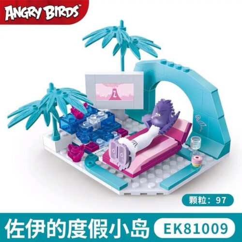 Bộ lắp ghép COGO 81009 Angry Birds 2: Đảo Nghỉ Dưỡng Của Zoe 97 mảnh ghép, đồ chơi xếp hình cho bé gái 5 tuổi giá tốt