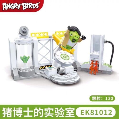 Bộ lắp ghép Phòng Thí Nghiệm Của Tiến Sĩ Heo và đồ chơi lắp ráp Angry Birds 81012, phù hợp bé trai 5-12 tuổi, giá tốt.