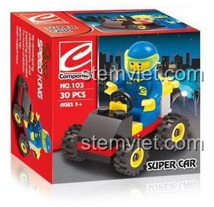 Hộp đồ chơi lắp ráp Xe Kart Companion 103, bộ lắp ghép Xe đua Kart cho bé trai 5 tuổi, đồ chơi mô hình Xe Kart giá tốt
