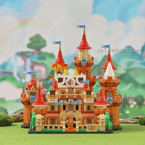 Bộ lắp ráp CookieRun Kingdom 001 1454 mảnh ghép, thế giới bánh quy cho bé trai 7 tuổi