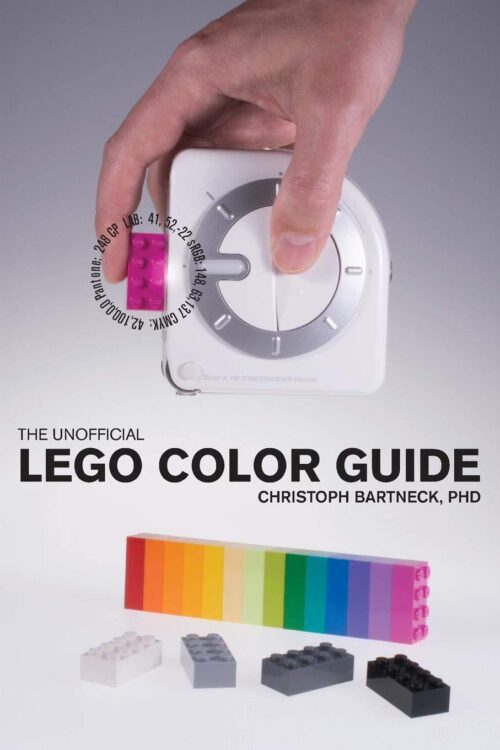 Bìa trước sách hướng dẫn màu sắc LEGO® không chính thức ISBN9780473422523 của CreateSpace, một cẩm nang màu gạch LEGO® tuyệt vời cho người sưu tầm và người chơi chuyên nghiệp.