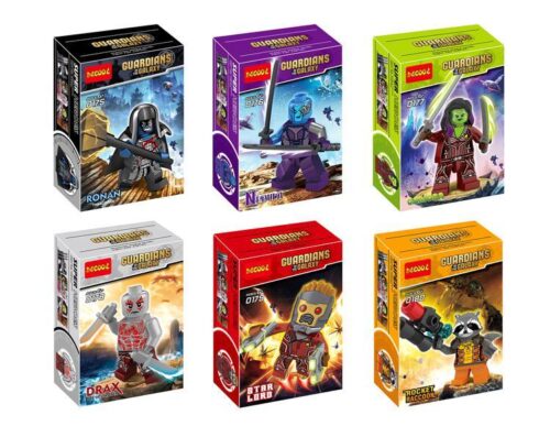 Bộ đồ chơi Decool 0179 Bộ 6 Minifigure Vệ Binh Dải Ngân Hà cho bé trai 6 tuổi, chất lượng cao, giá tốt