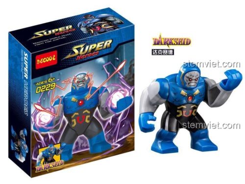 Hộp bộ đồ chơi Decool 0229 Darkseid, đồ chơi mô hình nhân vật phản diện Darkseid cho bé trai 6 tuổi.