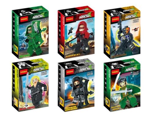 Bộ đồ chơi Minifigure Siêu Anh Hùng Decool 0233 giá tốt cho bé trai 6 tuổi, bộ lắp ghép nhân vật Arrowverse chất lượng cao.