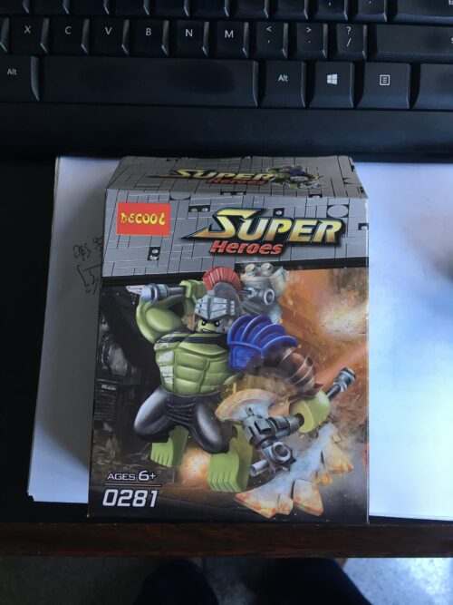 Hộp bộ lắp ghép Hulk Đấu Sĩ Decool 0281 giá rẻ cho bé trai 6 tuổi