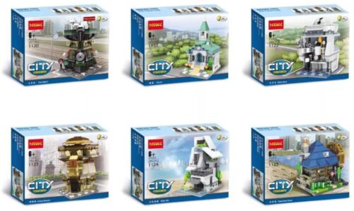 Bộ lắp ghép Kiến trúc mini Decool 1121, đồ chơi mô hình Thành phố cho bé trai, bé gái 6 tuổi, giá tốt