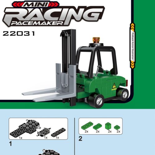 Xe Nâng Hàng Mini Kéo Lùi DECOOL 22031 - Sách hướng dẫn lắp ráp DECOOL 22031 Xe công trình