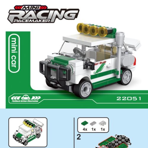Xe Cứu Hộ Mini Kéo Lùi DECOOL 22051 hướng dẫn lắp ghép DECOOL 22051 Xe kéo lùi