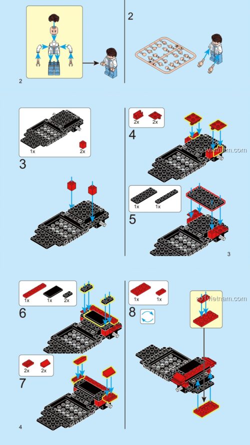 Xe Đua Cổ Điển Decool 28006 - Sách Hướng Dẫn Lắp Ráp Decool BrickCool 28006 Xe Đua Cổ Điển
