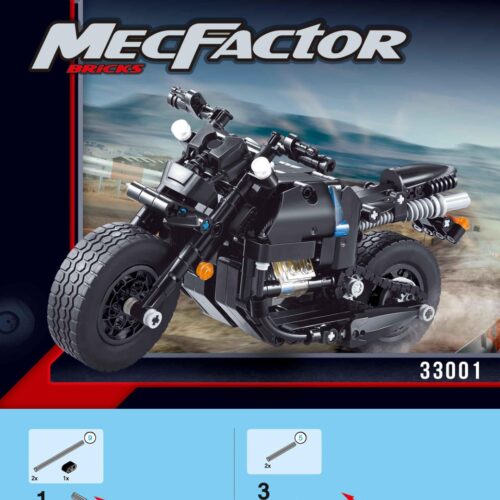 Mô tô Bóng Đêm Umbra DECOOL 33001 hướng dẫn lắp ghép DECOOL 33001 Mô tô Bóng Đêm Umbra