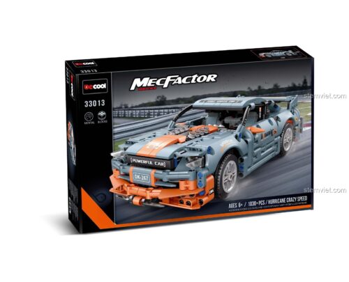 Hộp đồ chơi mô hình Decool 33013 xe đua Mustang 1030 chi tiết, chất lượng cao