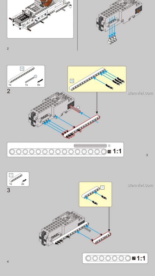 Xe hơi cổ điển Decool 3905 hướng dẫn lắp ráp Decool 3905 Xe mui trần cổ điển