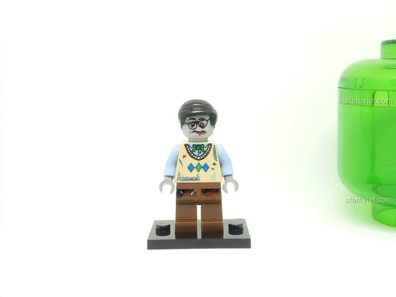 Minifigure Zombie Decool 606 lập trình viên, đồ chơi lắp ghép Đội quân Zombie cho bé trai