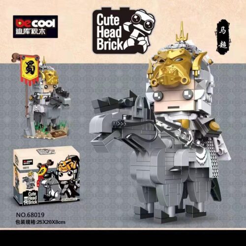 Bộ lắp ghép Decool 68019 Mã Siêu Tam Quốc phong cách BrickHeadz, đồ chơi lắp ráp cho bé trai 6 tuổi, giá tốt