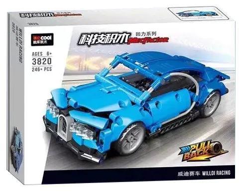 Hộp bộ đồ chơi Bugatti Chiron 3820