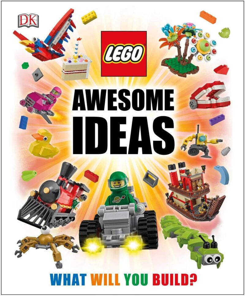 Sách ý tưởng lắp ráp LEGO® tuyệt vời DK ISBN9780241182987, hơn 320 ý tưởng sáng tạo, phát triển tư duy cho bé 6 tuổi, giá tốt.