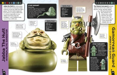 Sách tham khảo LEGO Star Wars Bách khoa toàn thư Nhân vật Star Wars DK, trang giới thiệu Jabba the Hutt, phù hợp cho con trai 6 tuổi, giá tiết kiệm.