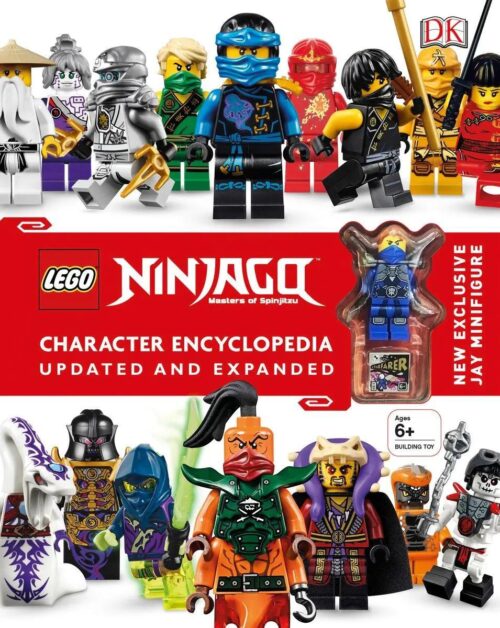 bộ đồ chơi Bách Khoa Toàn Thư LEGO NINJAGO DK ISBN9780241232484 kèm minifigure độc quyền Jay, sách nhân vật NINJAGO cho bé trai 6 tuổi giá tốt