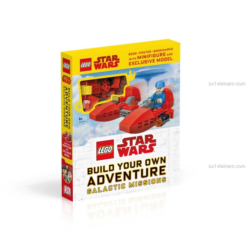 đồ chơi lắp ghép Sách Xây Dựng Mô Hình Star Wars 9780241357590, hộp sản phẩm nguyên seal, phù hợp bé trai 6 tuổi, giá tiết kiệm