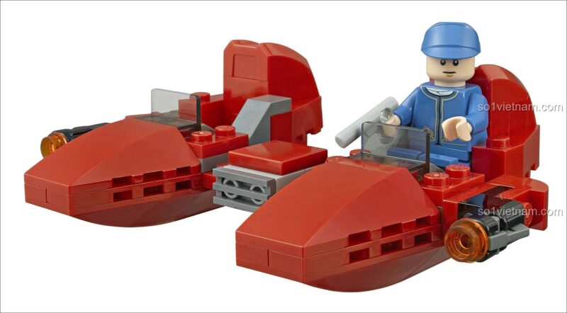 educational toy Sách LEGO Star Wars, mô hình Cloud Car độc quyền kèm minifigure Bespin Guard, đồ chơi giáo dục cho bé trai 6 tuổi