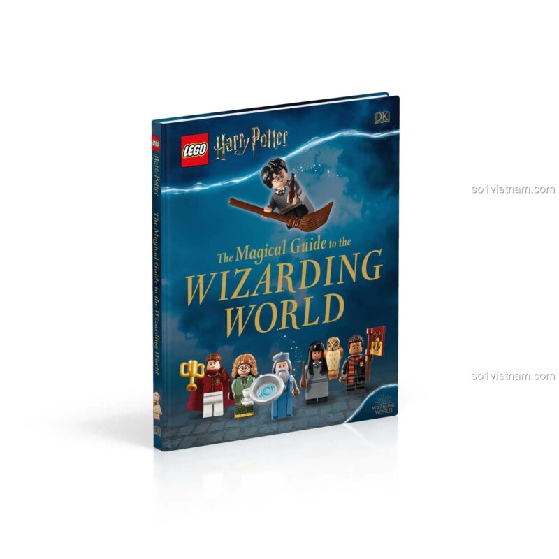 Sách phép thuật LEGO Harry Potter DK, cẩm nang thế giới phù thủy ISBN9780241397350, sách mô hình cho bé 8 tuổi, giá rẻ.