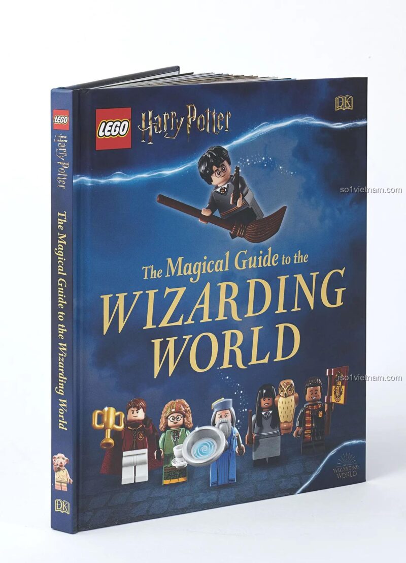 Sách hướng dẫn LEGO Harry Potter DK, nội dung chi tiết về thế giới phù thủy, sách ISBN9780241397350 cho bé 8 tuổi, giá tốt.