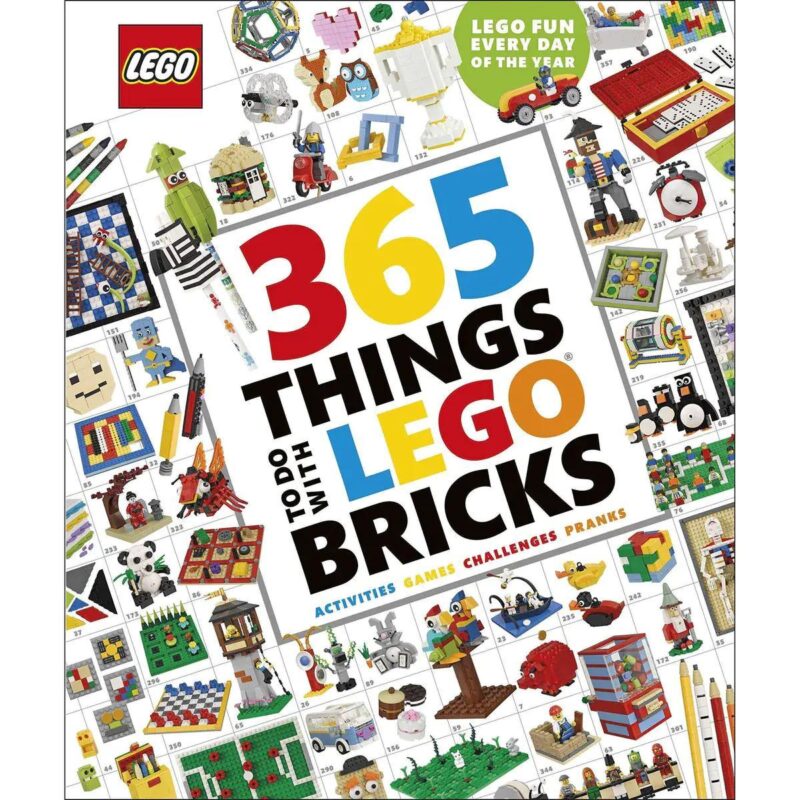 Sách hướng dẫn LEGO® DK ISBN9780241427989, 365 Hoạt động sáng tạo LEGO® cho trẻ em, phát triển tư duy, giá tốt.