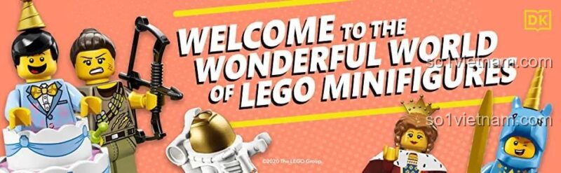 Cẩm nang LEGO Minifigure DK, khám phá thế giới minifigure LEGO® đầy màu sắc, sách giáo dục cho trẻ 8 tuổi, giá rẻ.