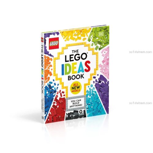 Sách hướng dẫn DK sách ý tưởng LEGO® cho bé trai bé gái 6 tuổi, hàng trăm ý tưởng mới, phát triển tư duy