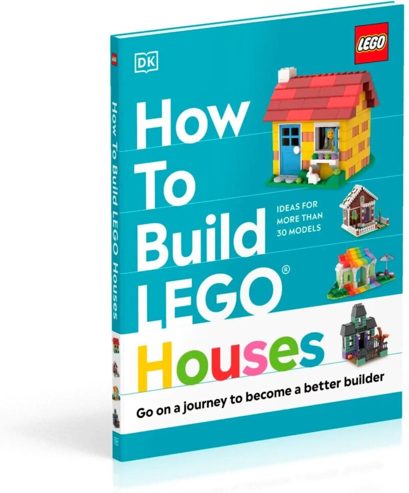 Sách hướng dẫn xây nhà LEGO DK ISBN9780241506271, ý tưởng bất tận, hơn 30 mẫu nhà, phát triển sáng tạo cho bé 6 tuổi, giá tốt