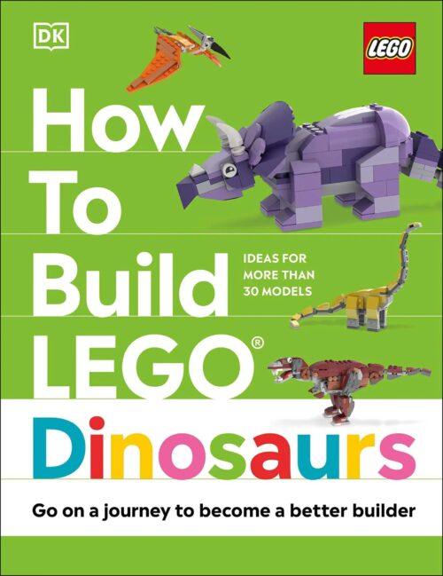 Sách hướng dẫn lắp ráp khủng long LEGO® DK ISBN9780241544655, hơn 30 mô hình khủng long, phát triển tư duy cho bé trai 7 tuổi, giá tốt.