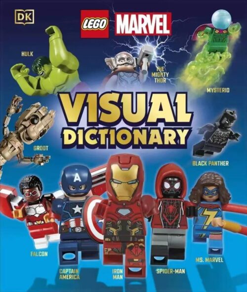 Sách đồ chơi Sách LEGO Marvel, Sách giáo dục DK kèm minifigure Iron Man độc quyền, từ điển hình ảnh siêu anh hùng Marvel cho bé trai 6 tuổi, giá tốt.