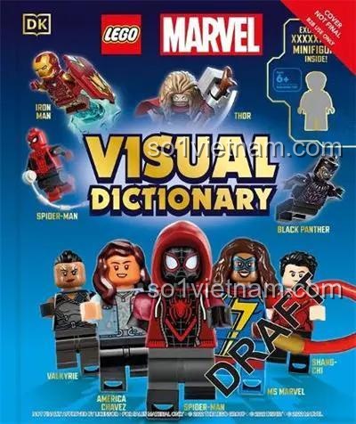 Sách tham khảo 9780241621424, Bộ đồ chơi Sách siêu anh hùng LEGO Marvel, khám phá thế giới siêu anh hùng, chất lượng cao.