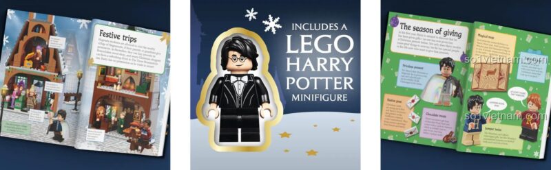 Bộ đồ chơi LEGO® Harry Potter™, đồ chơi mô hình LEGO® Harry Potter™ DK ISBN9780744028638 kèm minifigure Harry Potter™ Áo Choàng Yule Ball, cho bé 6 tuổi, giá rẻ.