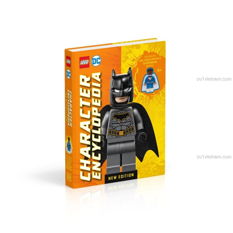 Sách Bách Khoa Toàn Thư LEGO DC ISBN9780744054583 với minifigure độc quyền, dành cho bé trai 6 tuổi, giá tốt.