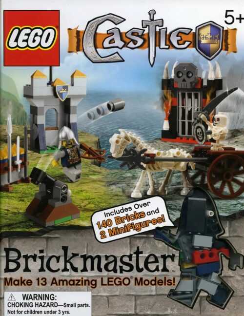 Sách LEGO Castle Brickmaster DK ISBN9780756672812 bộ đồ chơi lắp ghép lâu đài cho bé trai 5 tuổi, kèm hơn 140 mảnh ghép và 2 minifigures, giá tốt.