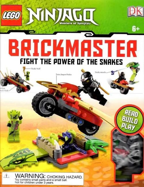 bộ đồ chơi Ninjago DK ISBN9780756692551 Brickmaster Cuộc Chiến Rắn, đồ chơi lắp ghép cho con trai 6 tuổi giá tốt