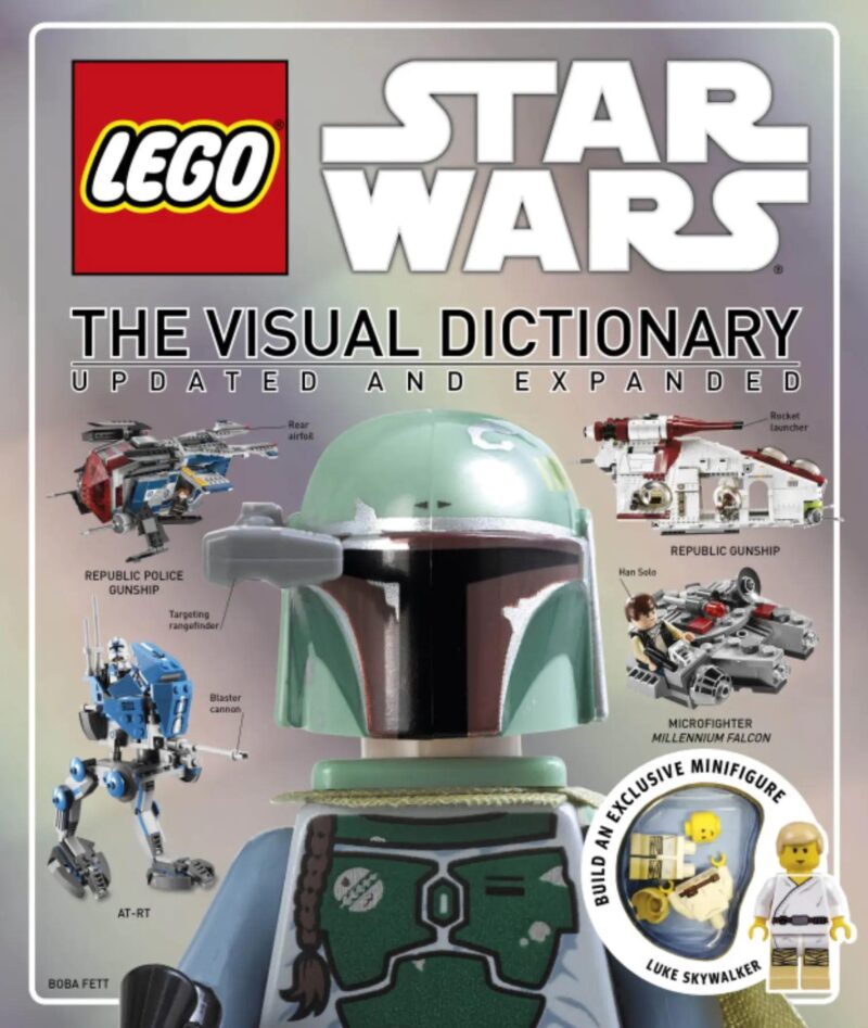 Sách LEGO Star Wars DK ISBN9781409347309 kèm minifigure Luke Skywalker độc quyền, từ điển hình ảnh chi tiết cho bé trai, bé gái 10 tuổi, giá tốt.