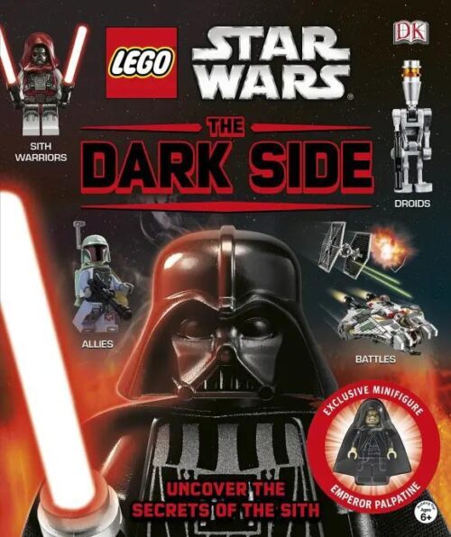 bộ đồ chơi Star Wars DK Publishing ISBN9781409347385, Sách LEGO Star Wars Mặt Tối, Minifigure Hoàng đế Palpatine độc quyền, cho Con trai 6 tuổi, giá tốt.