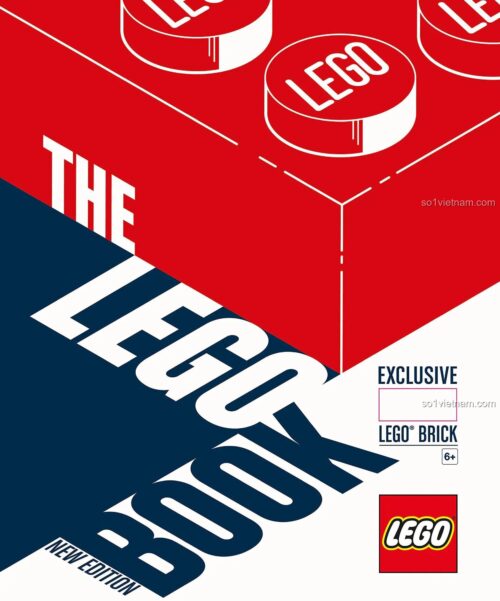 Sách về LEGO® DK ISBN 9781465467140, kèm gạch LEGO® độc quyền, đồ chơi phát triển trí tuệ cho bé trai bé gái 6 tuổi, sách LEGO® giá rẻ.